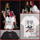 T-SHIRT IBU X KNIFE GIRL (WHITE)